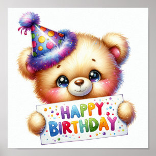 Affiche Joyeux anniversaire