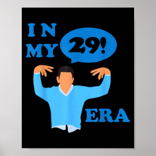 Affiche Joyeux Anniversaire 29ème Vingt Neuf Nouvelle Fill