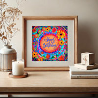 Joyeux Anniversaire Célébrer Colorful Fun Inspiriv