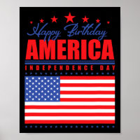 Joyeux anniversaire Jour de l'indépendance de l'Am