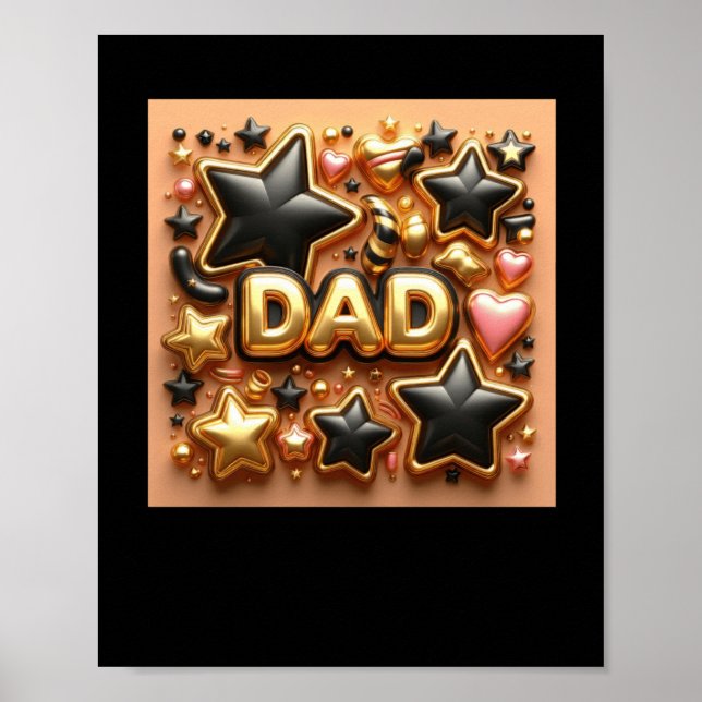 Affiche Joyeux anniversaire papa10 (Devant)