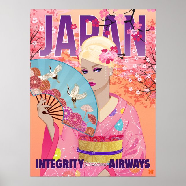 Affiche Joyeux au Japon (Devant)