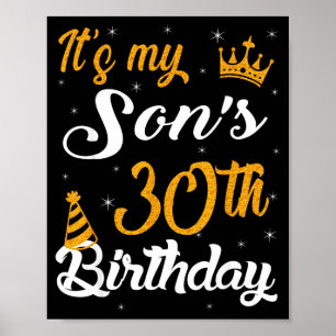 Affiche Joyeux C'est les 30 ans de mon fils 1995 30 ans