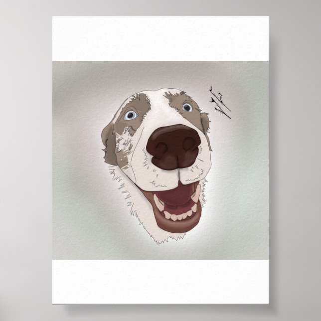 Affiche Joyeux chien (Devant)