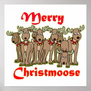 Affiche Joyeux Christmoose