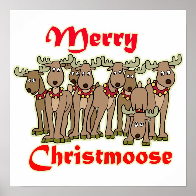 Affiche Joyeux Christmoose (Devant)
