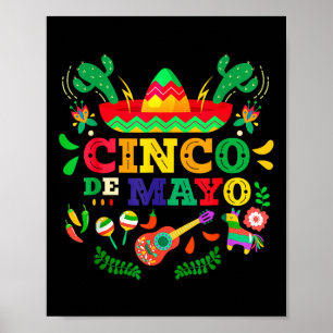 Affiche Joyeux Cinco De Mayo Hommes Femmes Enfants 5 De Ma