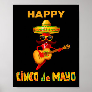 Affiche Joyeux Cinco De Mayo Pour Costume De Fiesta Mexica