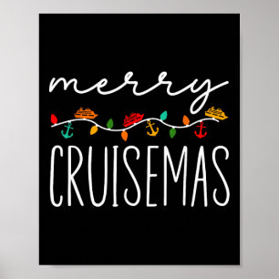 Affiche Joyeux Croisièmas Croisière Mas Noël Croisière