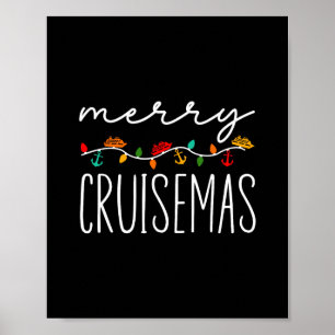 Affiche Joyeux Croisièmas Croisière Mas Noël Croisière