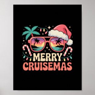 Affiche Joyeux Cruisemas 2025 2026 Noël Père Noël Renne
