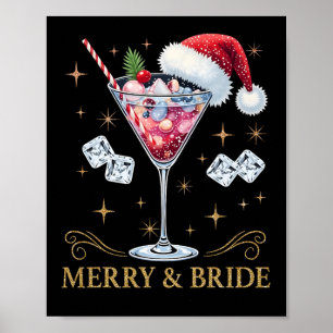 Affiche Joyeux Et Mariée Bachelorette Fête Boisson Chri