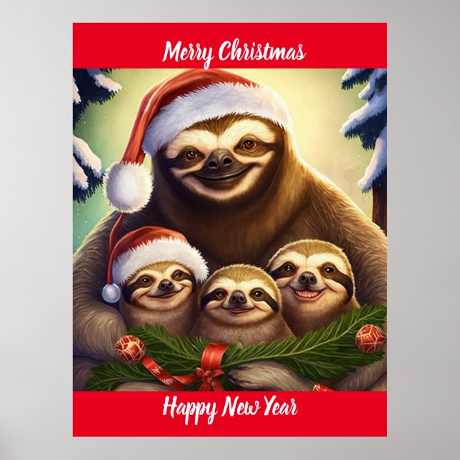 Affiche Joyeux fentes de Noël (Devant)