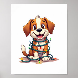 Affiche Joyeux feux Beagles