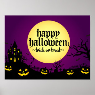 Affiche Joyeux halloween