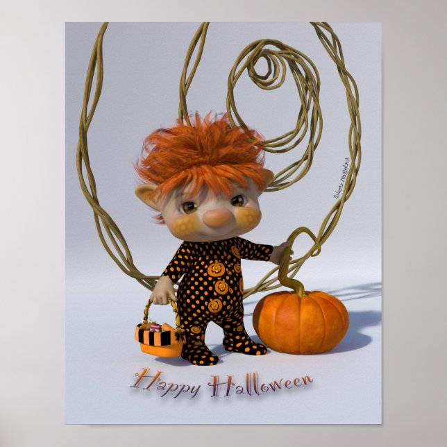 Affiche Joyeux Halloween (Devant)