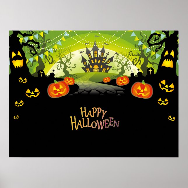 Affiche Joyeux Halloween (Devant)