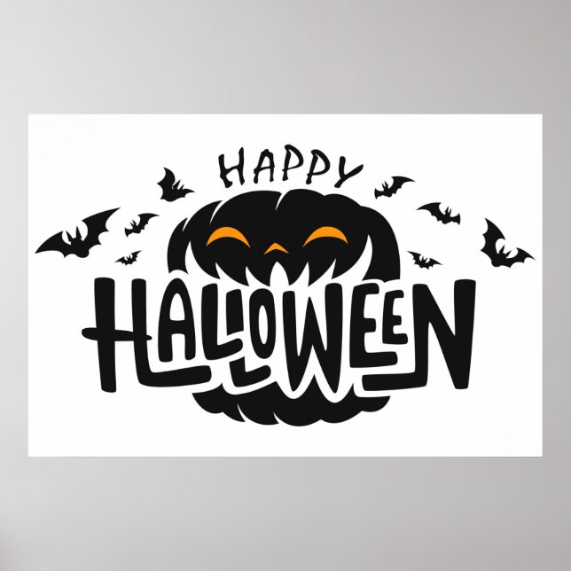 Affiche Joyeux Halloween (Devant)