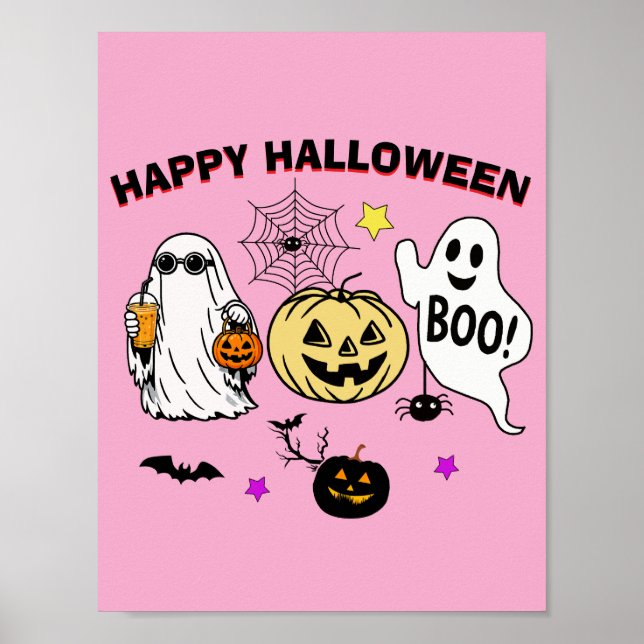 Affiche Joyeux Halloween (Devant)