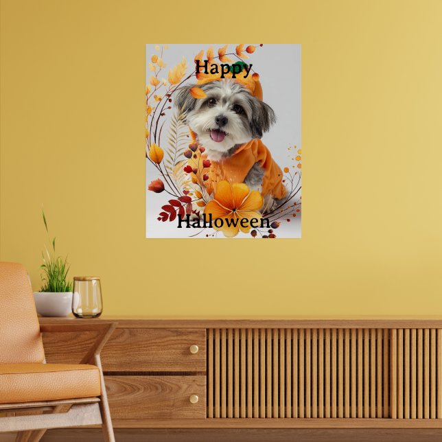 Affiche Joyeux Halloween, arf...arf (Salon 2)