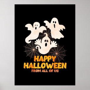 Affiche Joyeux Halloween de nous tous