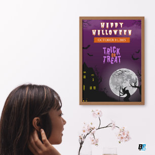 Affiche Joyeux Halloween - Trick ou Treat Dark Night