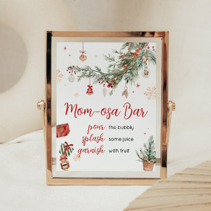 Affiche Joyeux hiver Petit Noël Maman Osa Bar