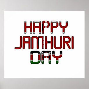 Affiche Joyeux Jour de Jamhuri