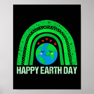 Affiche Joyeux Jour des terres 2023 Chemises mignonnes enf
