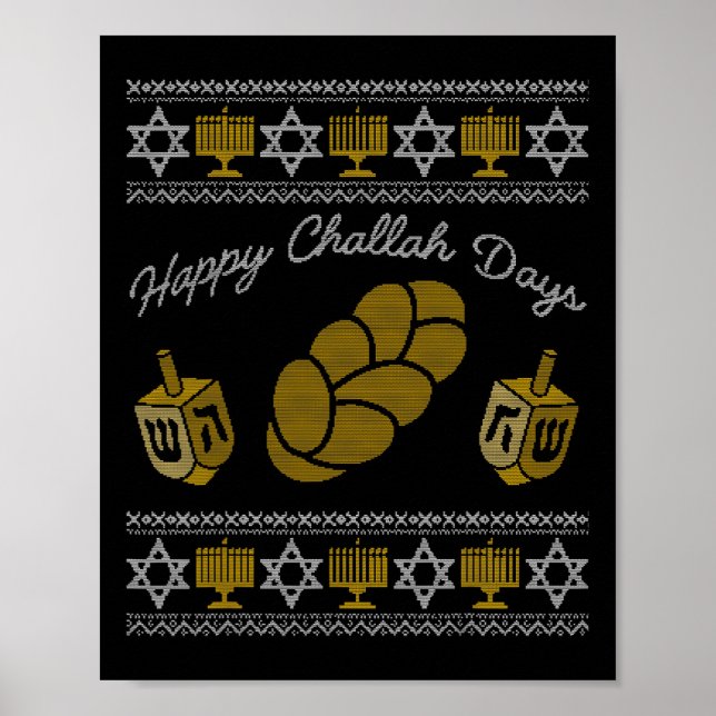 Affiche Joyeux Jours de Challah (Devant)