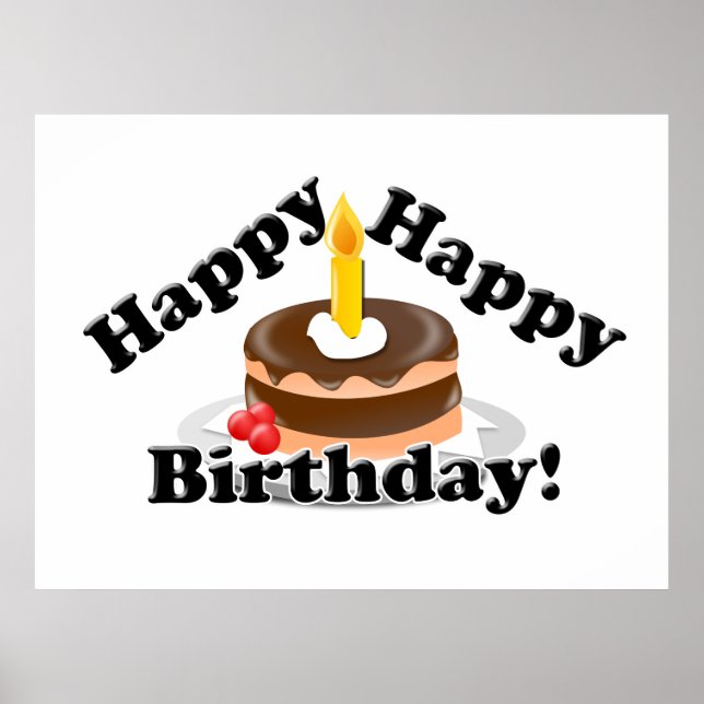 Affiche Joyeux, Joyeux anniversaire ! (Devant)