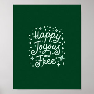 Affiche Joyeux, Joyeux, Libre, Joyeux, Noël
