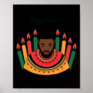 Affiche Joyeux Kwanzaa Jour Kwanzaa Célébration Idées Unit