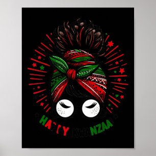 Affiche Joyeux Kwanzaa Sept Principes De Kwanzaa Messy Bu