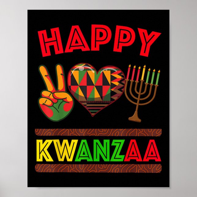 Affiche Joyeux Kwanzaa Sept Principes Des Femmes Kwanzaa 1 (Devant)
