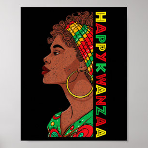 Affiche Joyeux Kwanzaa Sept Principes Des Femmes Kwanzaa 9