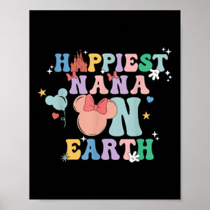 Affiche Joyeux Nana Sur Terre Super Maman Fête des mères _