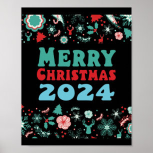 Affiche Joyeux Noël 2024