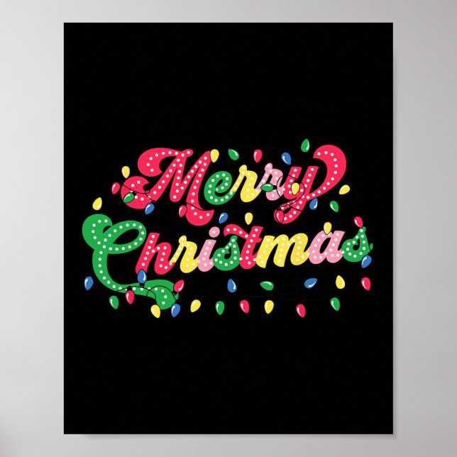 Affiche Joyeux Noël 2024 Famille correspondant Noël Lig (Devant)