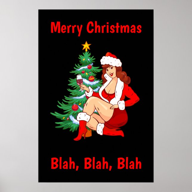 Affiche Joyeux Noël Blah, Blah, Blah - Fantastique Noël (Devant)