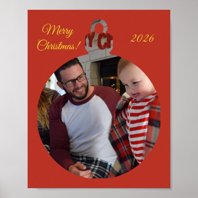 Affiche Joyeux Noël Classique (Devant)