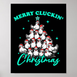 Affiche Joyeux Noël Cluckin