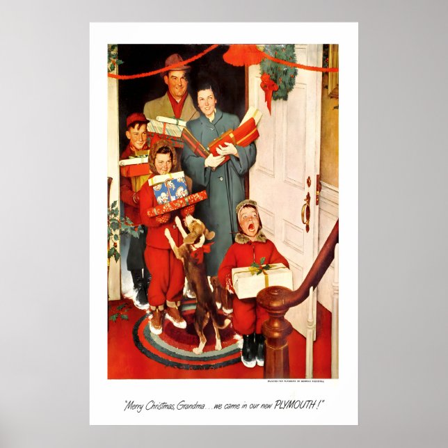 Affiche Joyeux Noël, couverture du magazine de Noël de gra (Devant)