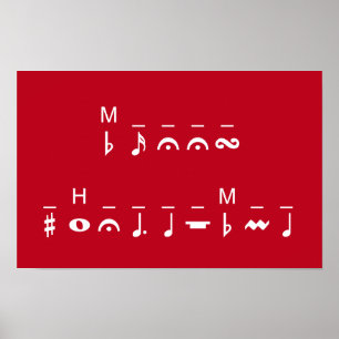 Affiche Joyeux Noël Cryptogramme