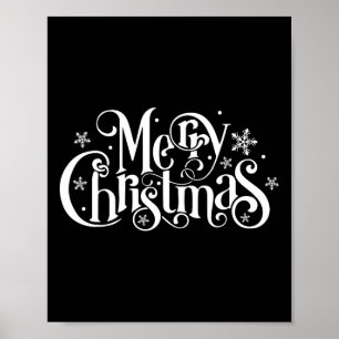 Affiche Joyeux Noël Famille Correspondances tenues Xmas Ho