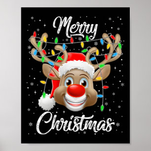 Affiche Joyeux Noël Famille Hommes Hommes Femmes Garçons G