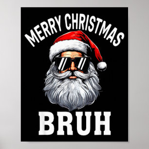 Affiche Joyeux Noël Frère Mème Drôle de dicton pour frère