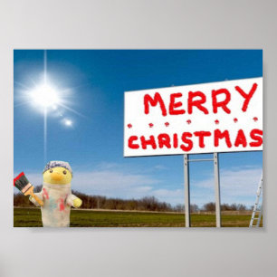 Affiche Joyeux Noël Graffiti