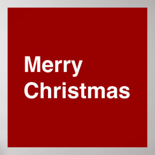 Affiche Joyeux Noël helvetica