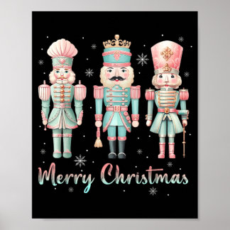 Affiche Joyeux Noël Mignon Nuer Xmas Pyjama Ballet